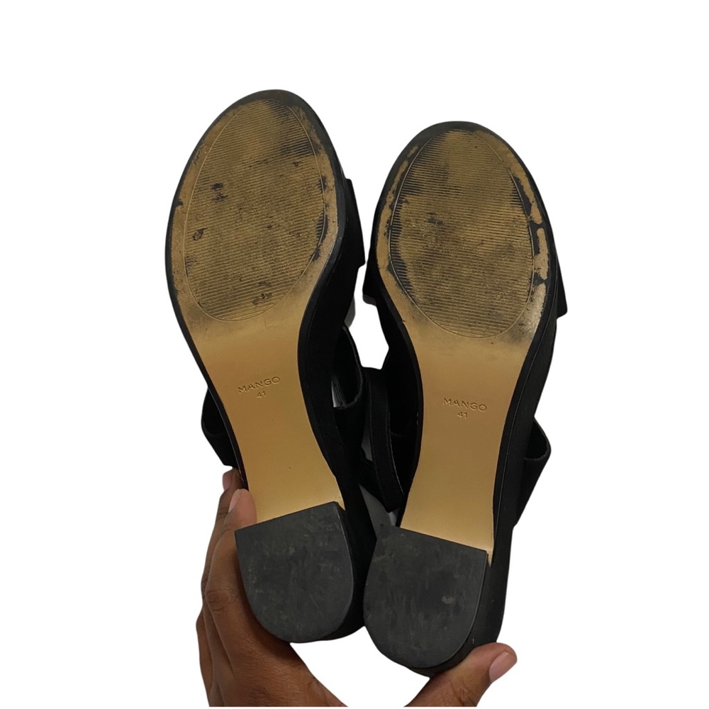 Mango black sandals size 41 - Picture 2 of 6